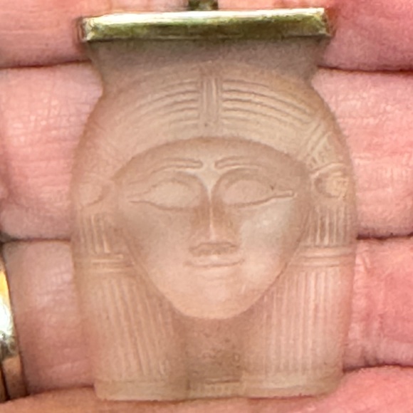 Egyptian Revival 1976 Metropolitan Museum Art KING TUT STERLING NECKLACE - Picture 9 of 10